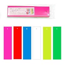 Amazon.co.jp: 6色ビニールミニ短冊 60枚 雨に濡れても安心。16.5x4cm